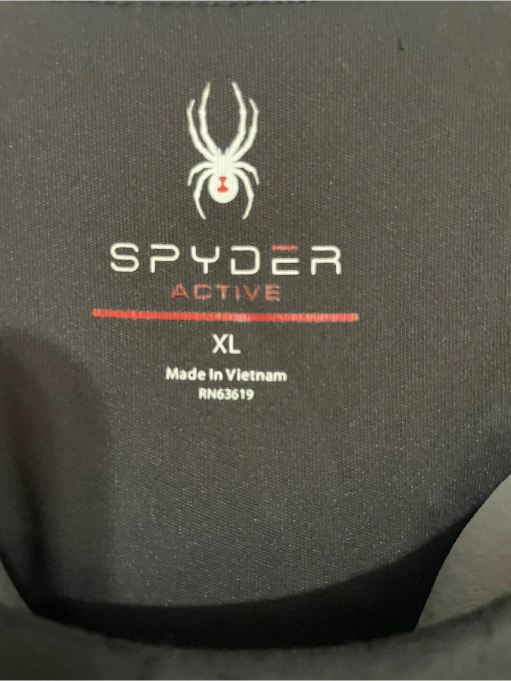 Spyder Black High-Neck Athletic Sports Bra